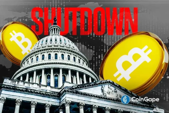 Bitcoin price dropped sharply below $77k on Wednesday, following a strong market sell-off. The broader concern about the US government shutdown added to this price fall. The cryptocurrency had also dropped as low as $73,000, its last time being this low was in November 2024. The market downturn followed a nearly 15% decline in Bitcoin
The post <a href="https://coingape.com/markets/bitcoin-price-prediction-as-us-house-passes-government-funding-bill-to-end-shutdown/">Bitcoin Price Prediction As US House Passes Government Funding Bill to End Shutdown</a> appeared first on <a href="https://coingape.com/">CoinGape</a>.