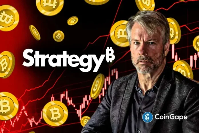 Strategy executive chairman Michael Saylor has affirmed that the firm will not stop buying Bitcoin despite the prevailing volatility and unrealized losses on the company’s investment. He dismissed arguments that declining prices will force the company to liquidate its holdings. Michael Saylor Affirms Strategy Will Not Sell In an interview with CNBC, the Strategy co-founder
The post <a href="https://coingape.com/michael-saylor-says-strategy-wont-sell-bitcoin-despite-unrealized-loss-will-keep-buying-every-quarter/">Michael Saylor Says Strategy Won’t Sell Bitcoin Despite Unrealized Loss, Will Keep Buying Every Quarter</a> appeared first on <a href="https://coingape.com/">CoinGape</a>.