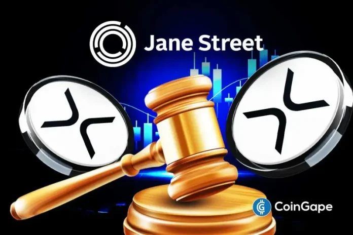 XRP price shows renewed strength after rising 5.40% to $1.44 on Thursday. The Ripple is holding support as the recent Jane Street lawsuit shifts early selling pressure. Broader sentiment also improved. The crypto market rose 4.19% to $2.35 trillion. Major cryptocurrencies like BTC, ETH, SOL, and ADA were continuing to record consistent rises. Crypto Jumps
The post <a href="https://coingape.com/markets/xrp-price-outlook-as-jane-street-lawsuit-sparks-shift-in-morning-sell-off-trend/">XRP Price Outlook As Jane Street Lawsuit Sparks Shift in Morning Sell-Off Trend</a> appeared first on <a href="https://coingape.com/">CoinGape</a>.