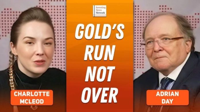 <p></p>
<p><strong>Adrian Day, president of Adrian Day Asset Management, </strong><strong>shares his thoughts on gold’s latest price activity, saying the metal is still ‘nowhere near a top.’ </strong></p>
<p>In his view, its long-term drivers remain in place, and two new ones have now emerged.</p>
<p><strong>Securities Disclosure: I, Charlotte McLeod, hold no direct investment interest in any company mentioned in this article.</strong></p>
<p></p>
<div>This post appeared first on investingnews.com</div>
<br>